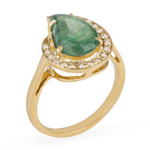 EMERALD RING _ ER1